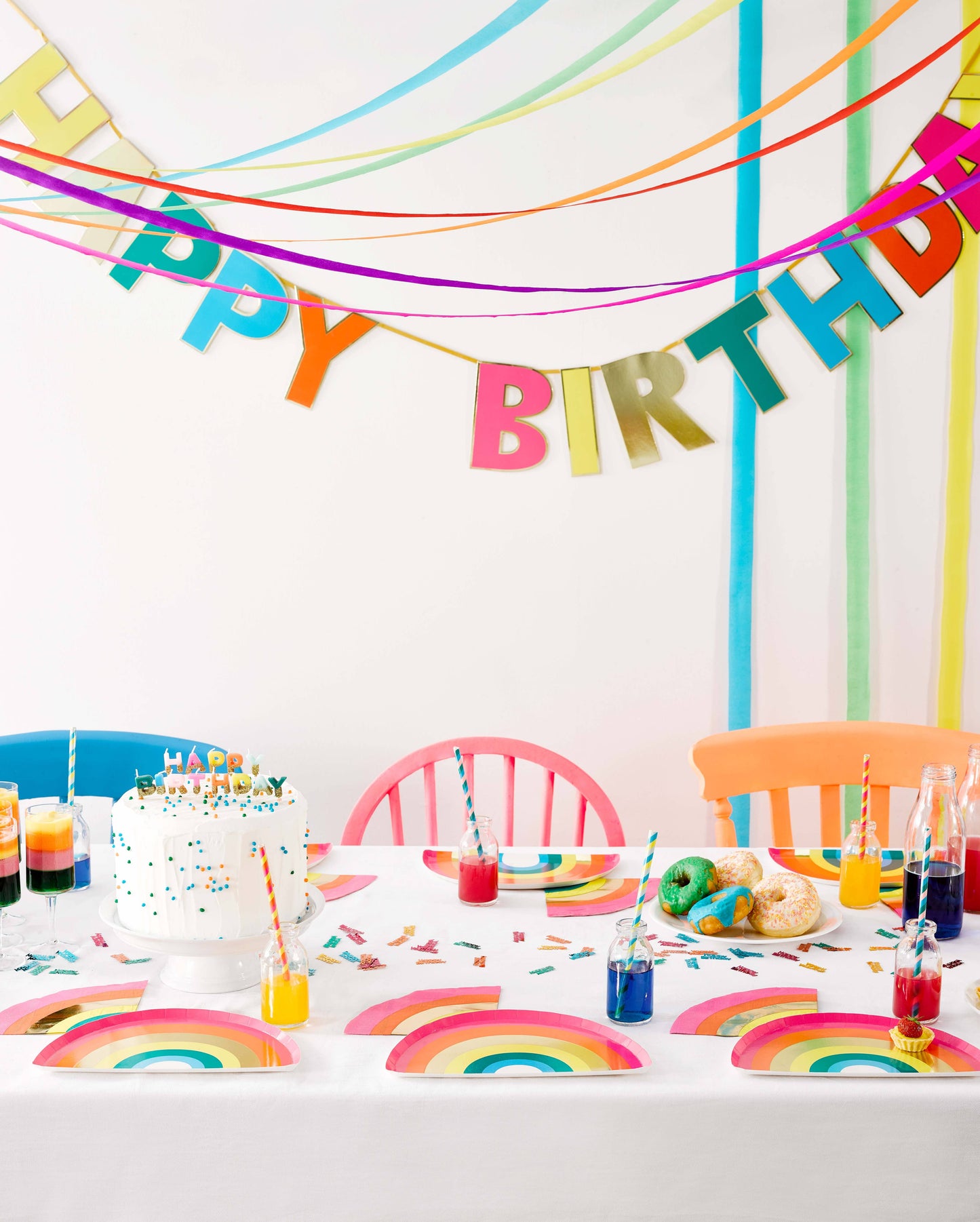 Rainbow Happy Birthday Garland | 3m |