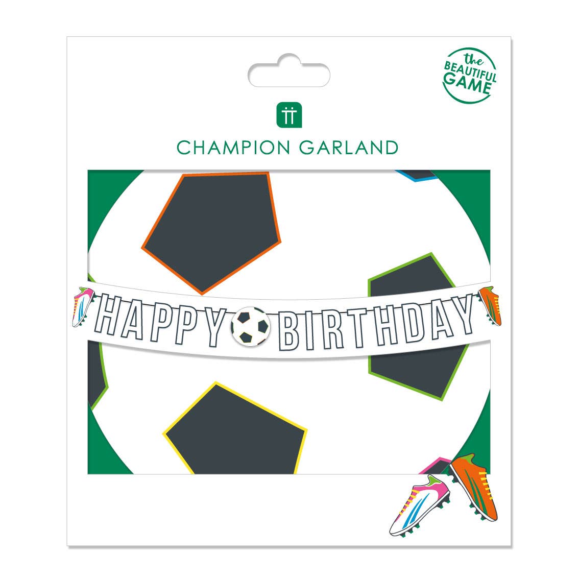 Happy Birthday Football Garland | 3m