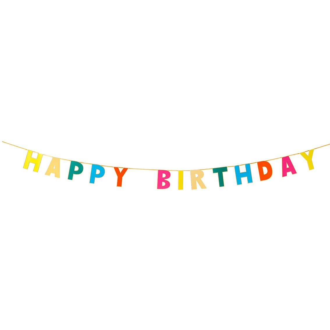Rainbow Happy Birthday Garland | 3m |