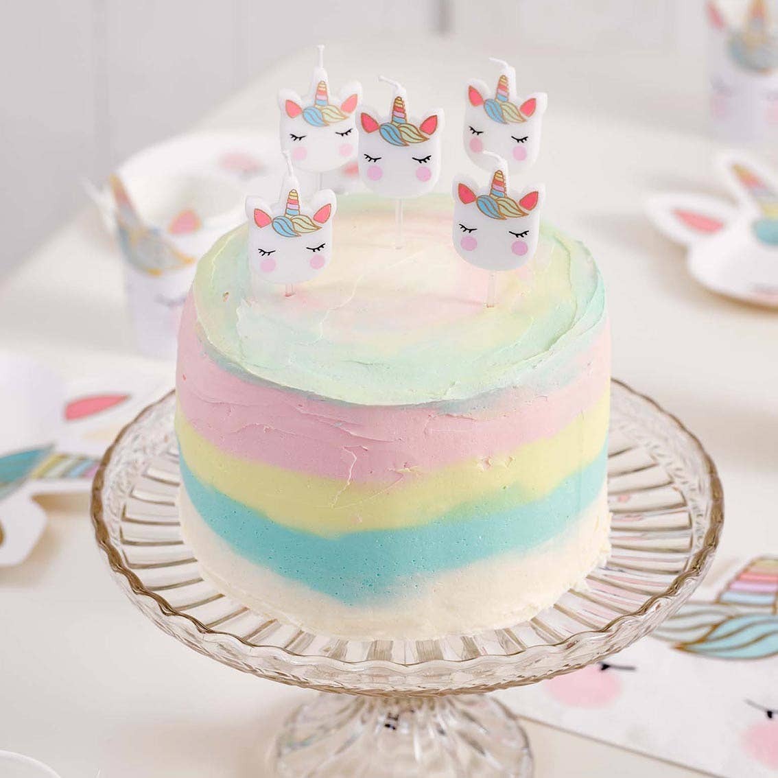 Unicorn Candles - 5 Pack