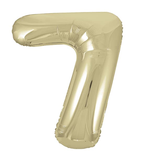 White Gold Foil Balloon 34”
