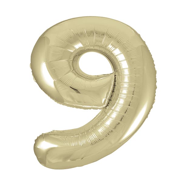 White Gold Foil Balloon 34”