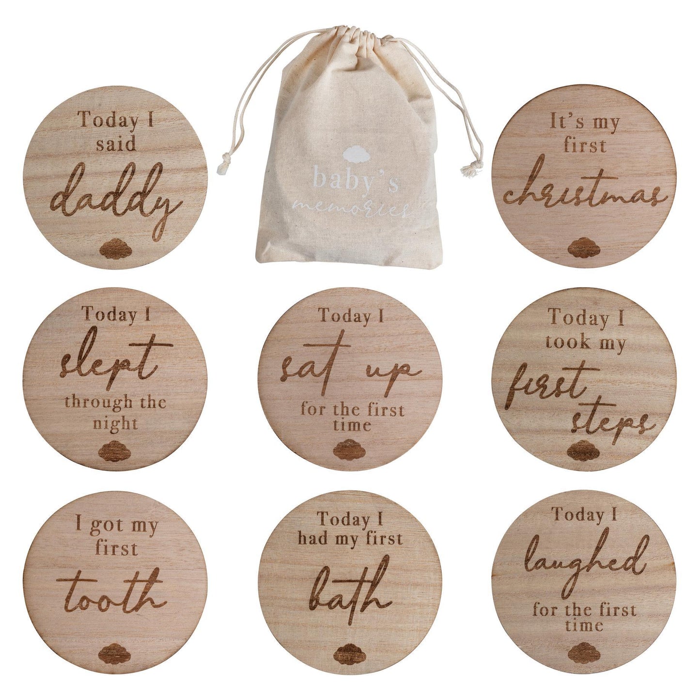 Wooden Baby Milestone Signs