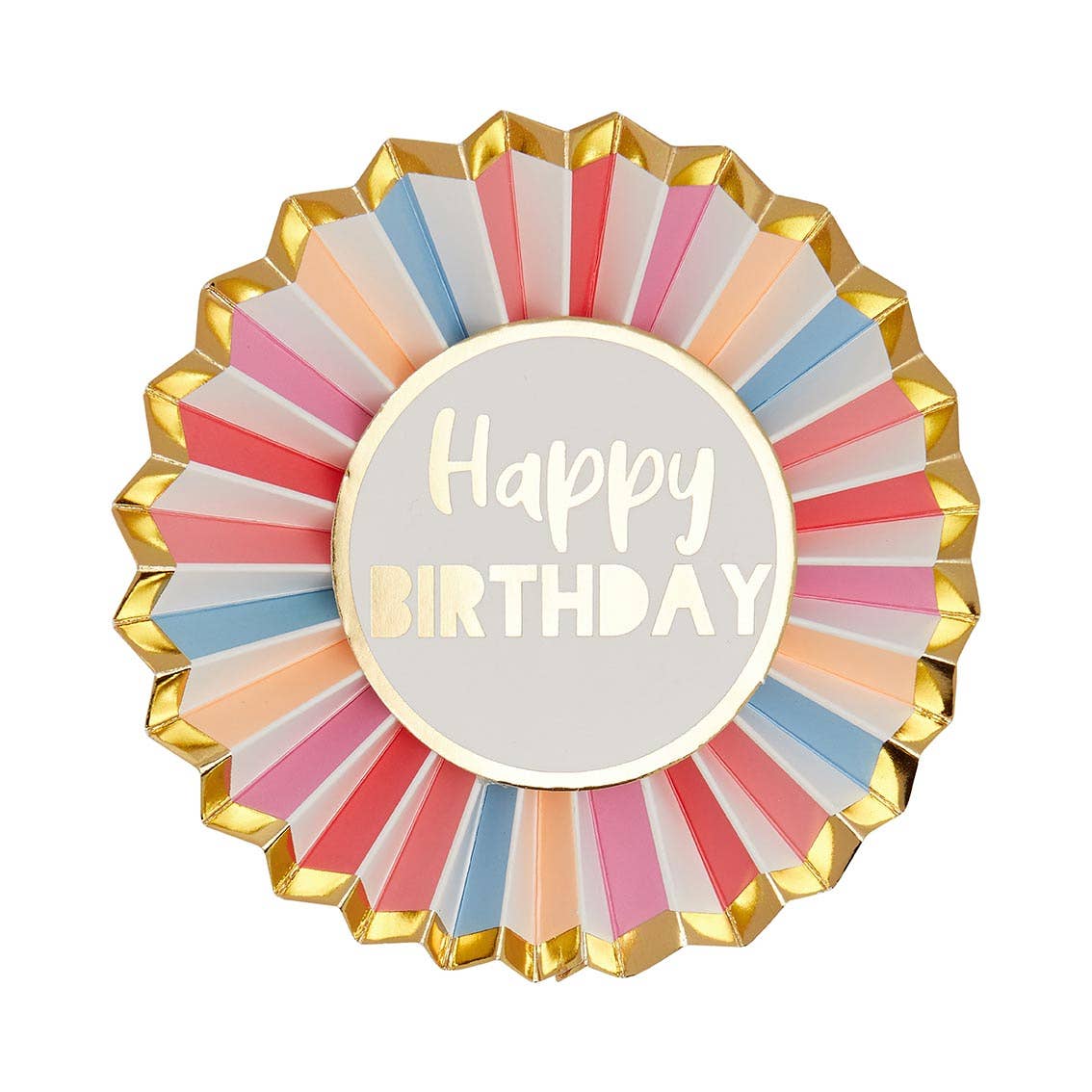 Pink Happy Birthday Badge | Birthday Party |