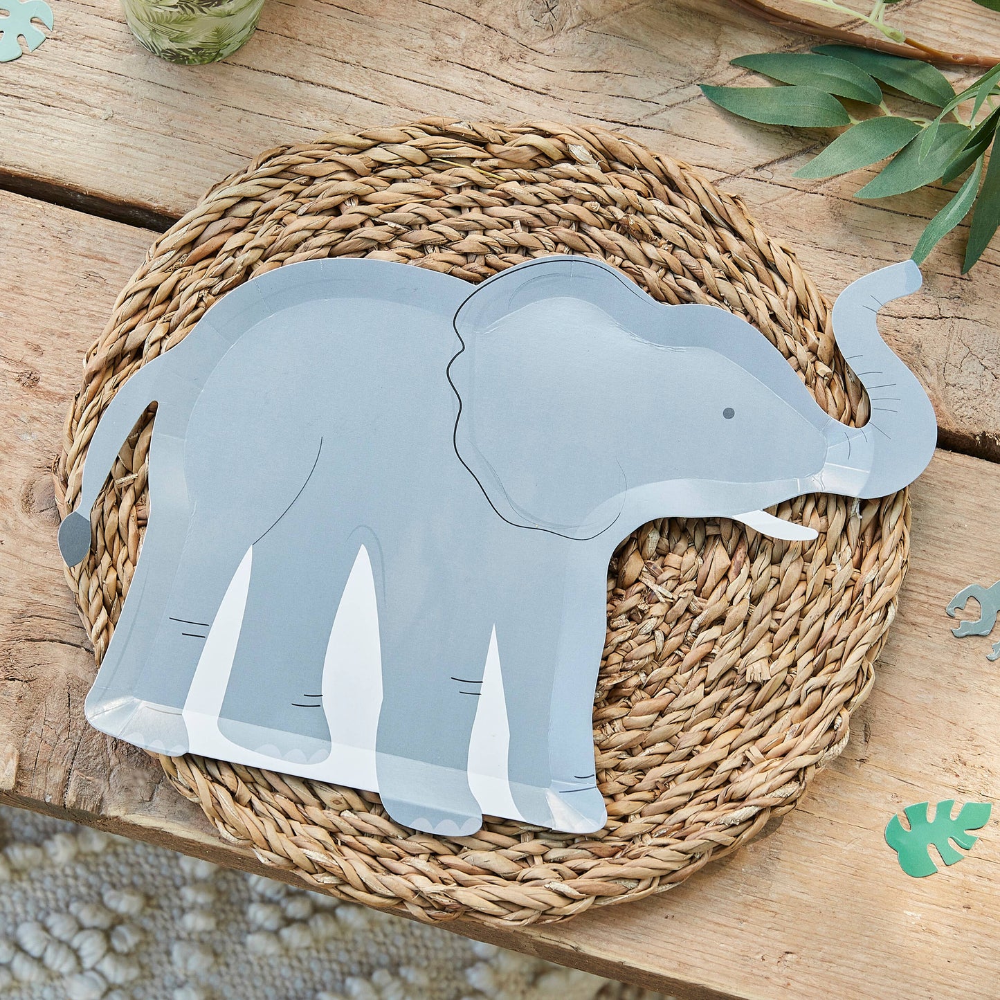 Eco Paper Plate - Elephant