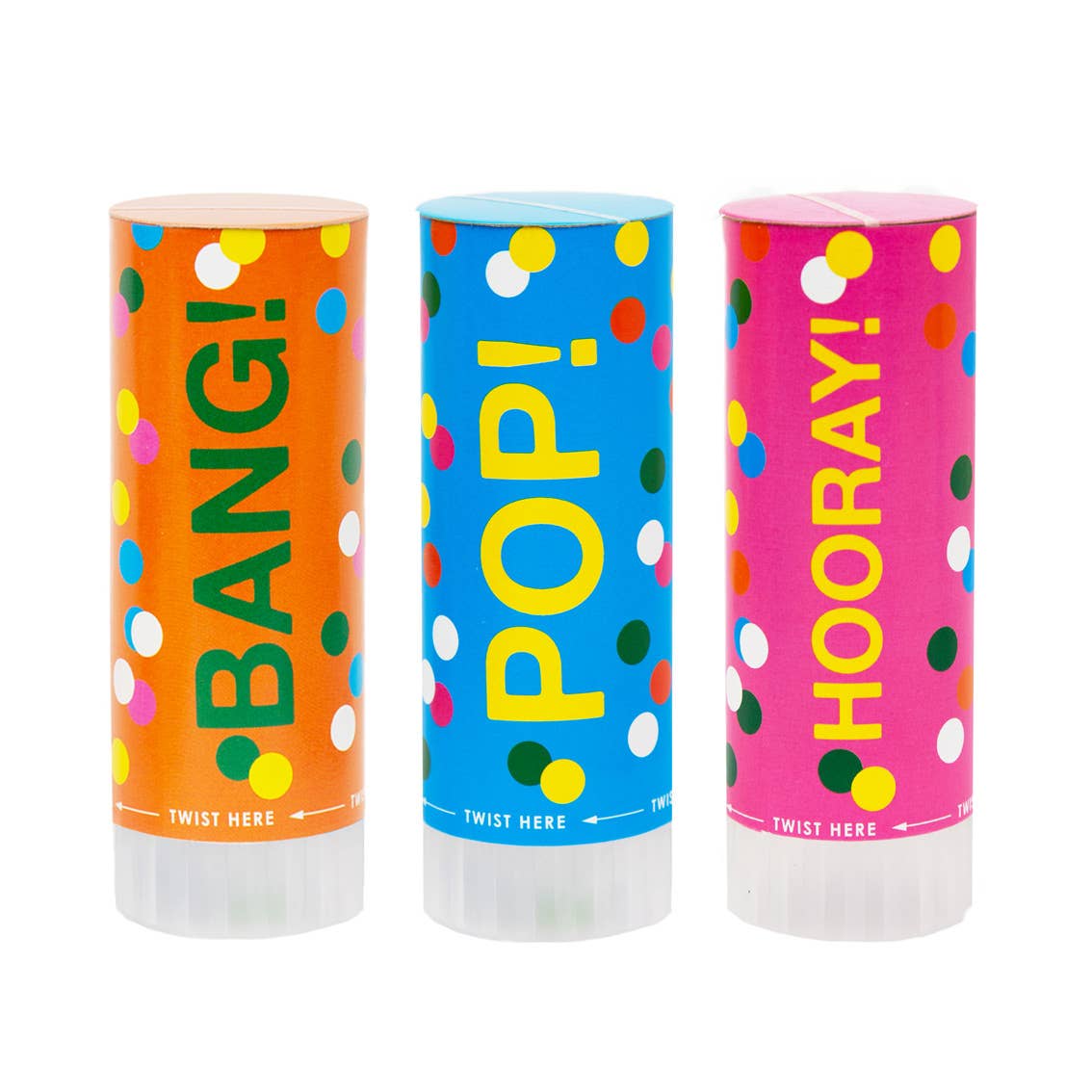 Birthday Confetti Cannons | 3 Pack | Birthday Gifts |
