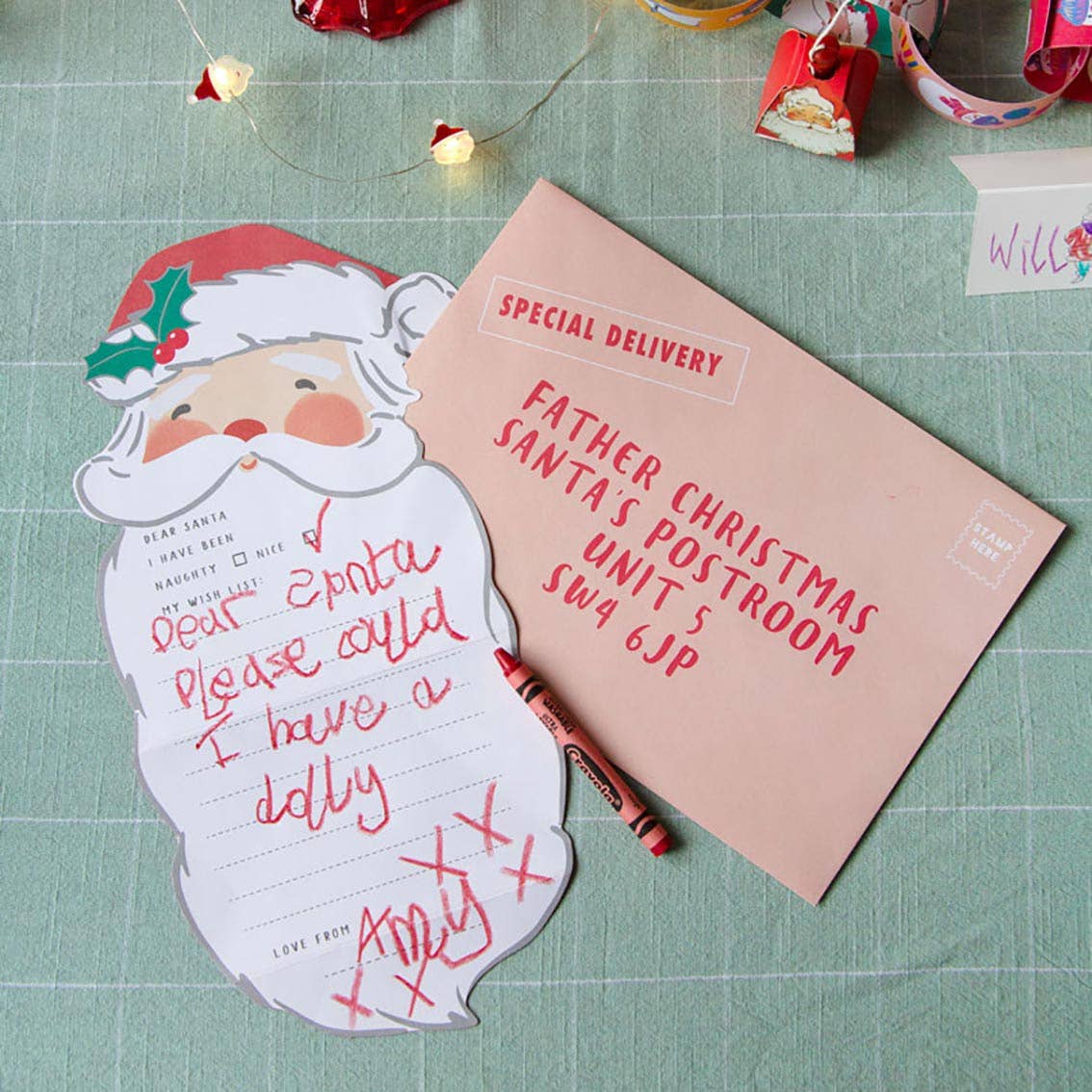 Letter To Santa Kit | Christmas Craft Kit | Gift |