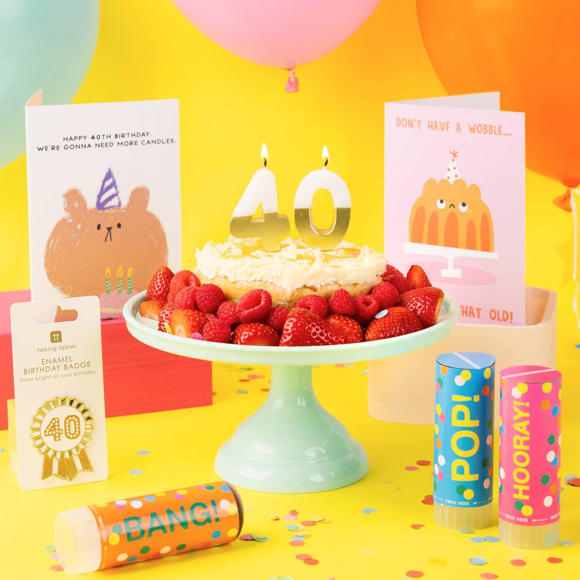 Birthday Confetti Cannons | 3 Pack | Birthday Gifts |