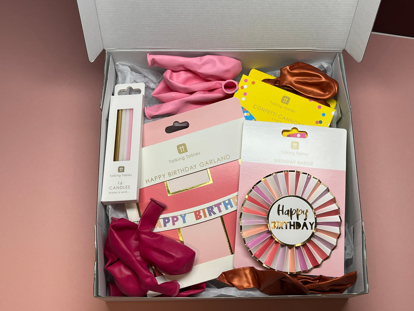 Birthday in a Box - Pink