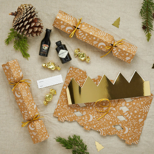 DIY Kraft Patterned Crackers 6 Pack