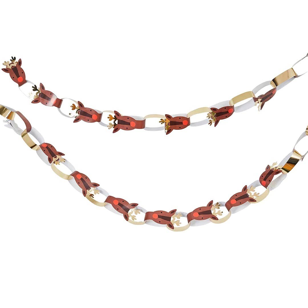 Reindeer Paper Chain 40 In A Pack