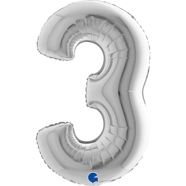 Silver Foil Balloon 40”