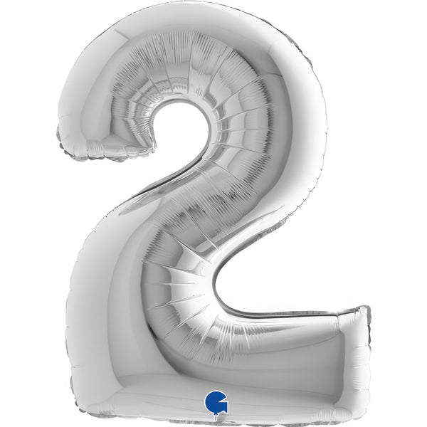 Silver Foil Balloon 40”