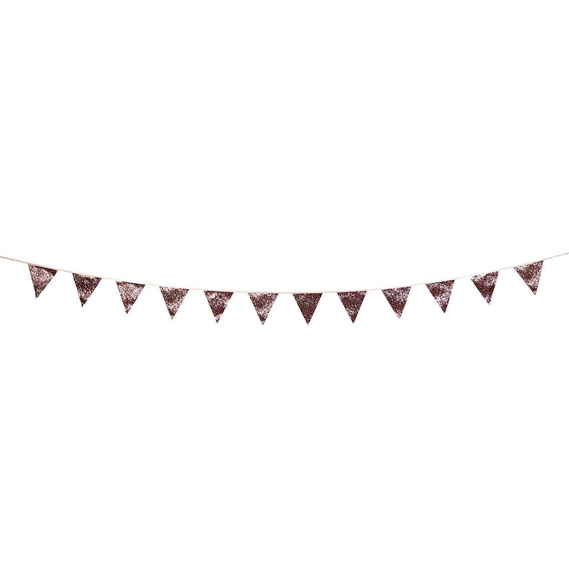 Pink Glitter Bunting Decorations | 3m |