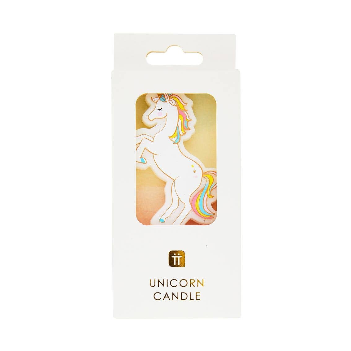 Unicorn Birthday Candle