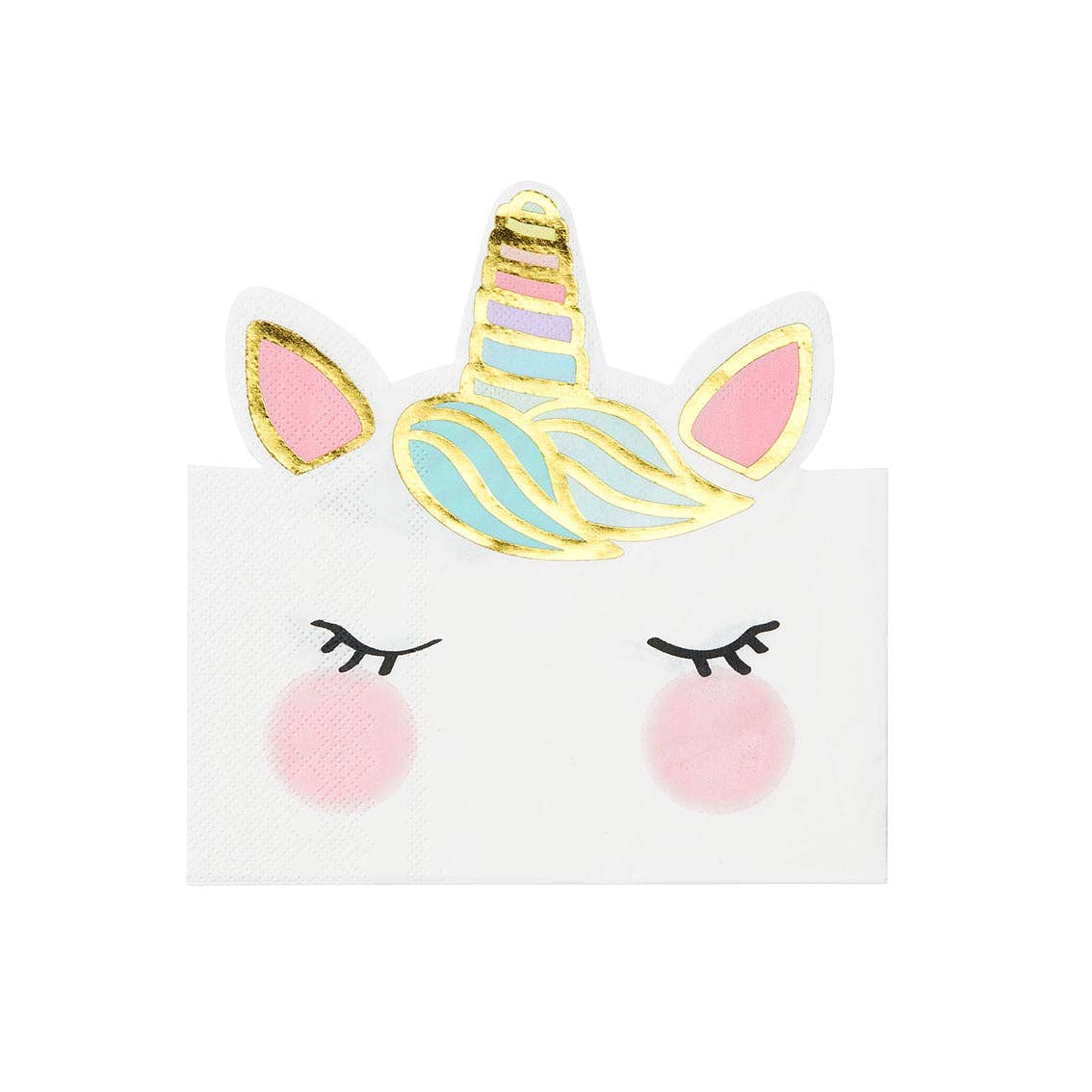 Shaped Unicorn Napkins | 20 Pack |