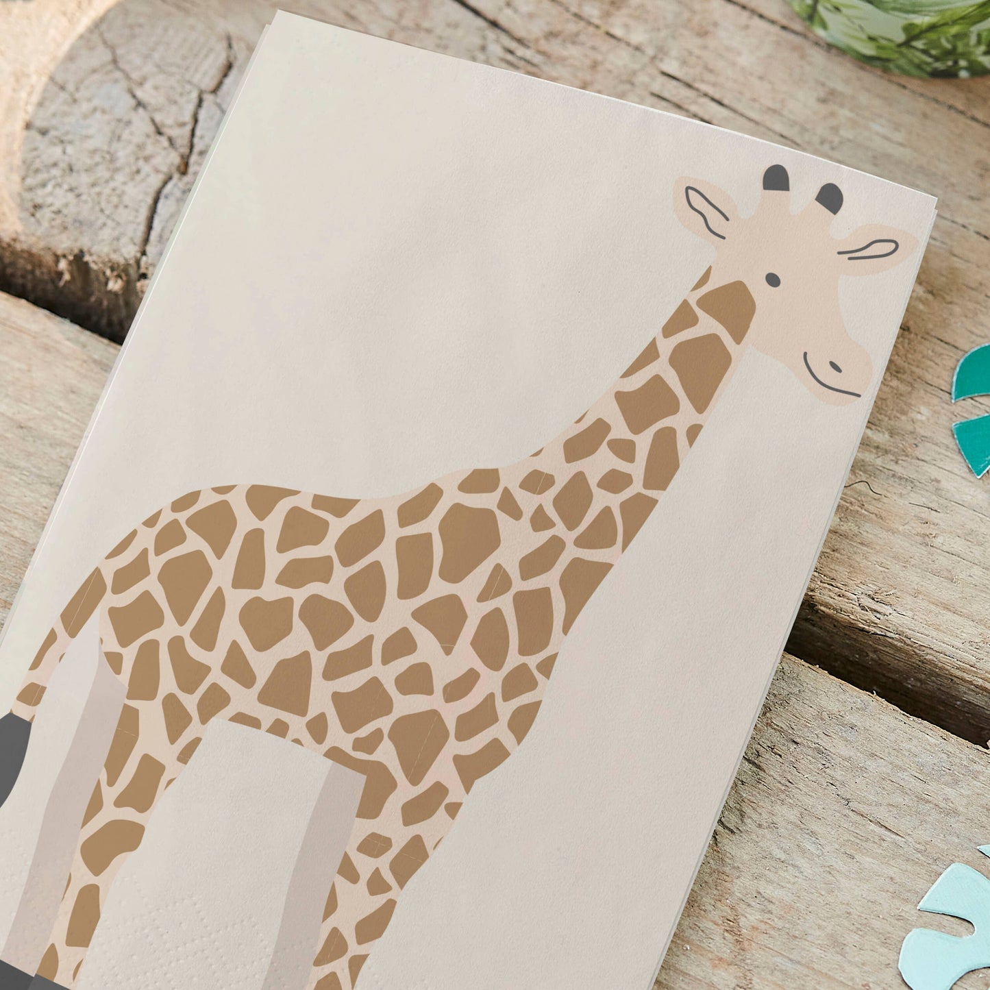 Eco Paper Napkins - Giraffe